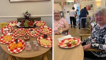 Cheshire Residents partake in cheese and wine evening